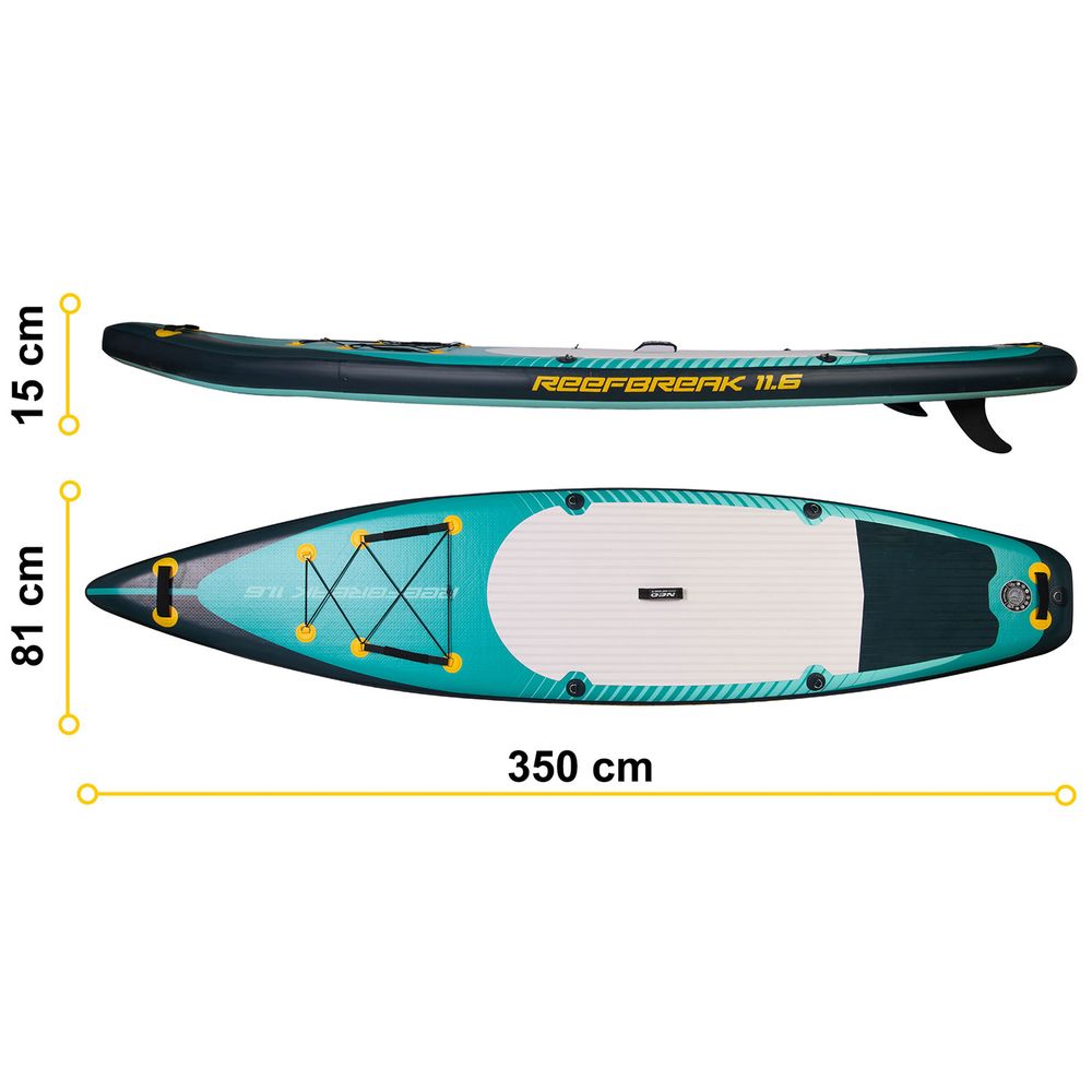 Reefbreak SUP daska 350 x 81 x 15 cm neo-sport 170303 slika 5