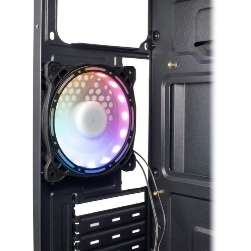 Kućište INTER-TECH B-02 Midi ATX RGB Gaming bez napajanja crna slika 6