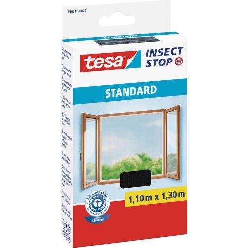 tesa  STANDARD  55671-00021-03    mreža protiv insekata    (Š x V) 1300 mm x 1100 mm  antracitna boja  1 St. slika 1