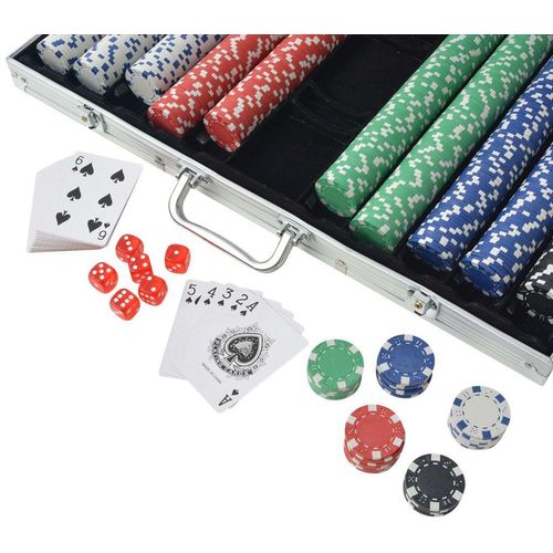 Set za Poker s 1000 Žetona Aluminijum slika 4