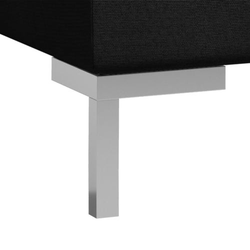 4-dijelni set sofa od tkanine crni slika 7