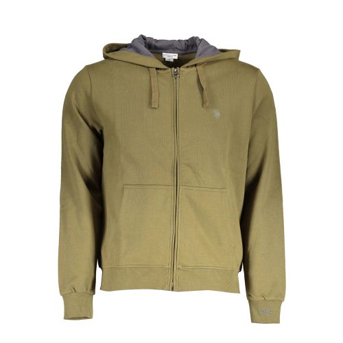 US POLO GREEN MEN'S SWEATSHIRT WITH ZIP slika 1