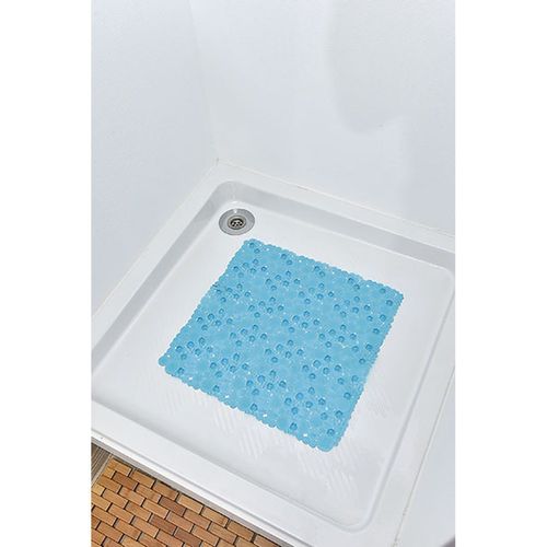 TENDANCE PODLOGA ZA TUŠ 50 x 50 CM, PVC, ZELENO-PLAVA BUBBLES slika 1