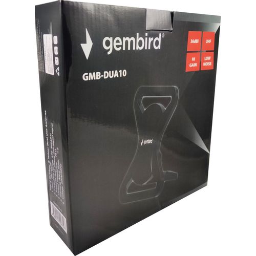 GMB-DUA10 **Gembird Antena sobna/spoljna sa pojacalom, 23x21cm, UHF, dobit 36dB sa kablom 10m (959) slika 3