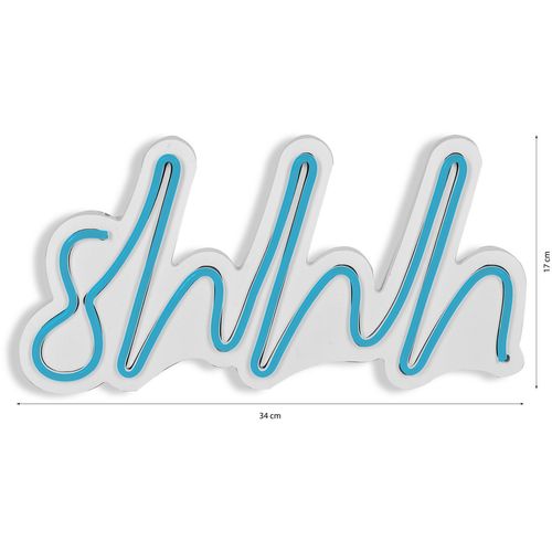 Shhh - Blue Blue Decorative Plastic Led Lighting slika 9