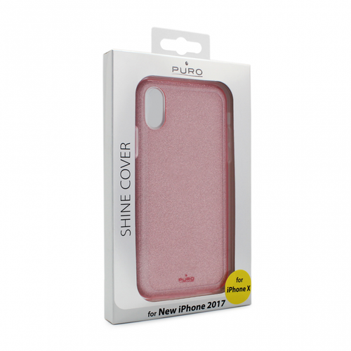 Torbica Puro Shine za iPhone X roze slika 1