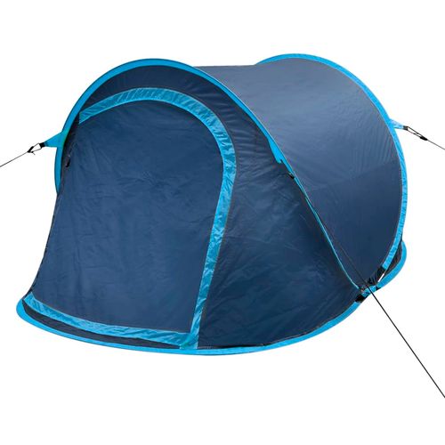 Prigodni šator za kampiranje za 2 osobe mornarsko plavi / svjetloplavi slika 16