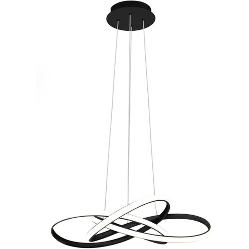 TOOLIGHT Moderna LED stropna svjetiljka + Pilot App814-CP čvor crna slika 2