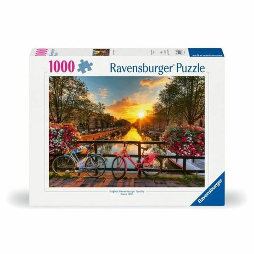 Puzzle Ravensburger Bicycles in Amsterdam slika 1