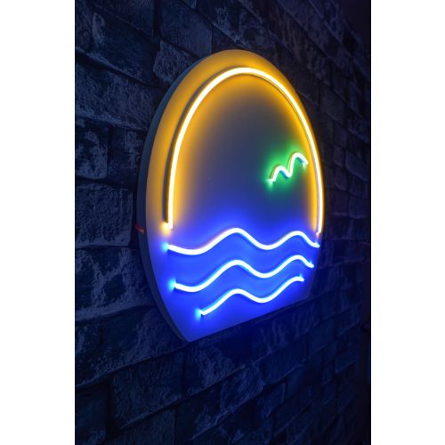 Wallity Ukrasna plastična LED rasvjeta, Bahamas - Blue, Green, Yellow slika 1