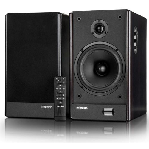 Microlab SOLO26 Aktivni drveni zvucnici 2.0 130W RMS(2x65W) 6.5+1, Bluetooth, Optical, Coaxial, 2RCA slika 1