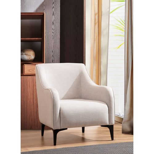 Atelier Del Sofa Fotelja, Bijela, Belissimo - Off White slika 1