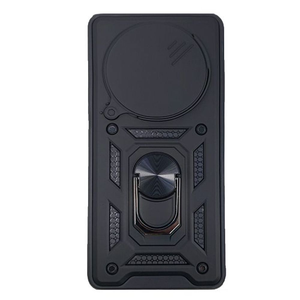 MM TPU HONOR MAGIC 7 LITE ANTI-SHOCK WITH RING crna slika 1