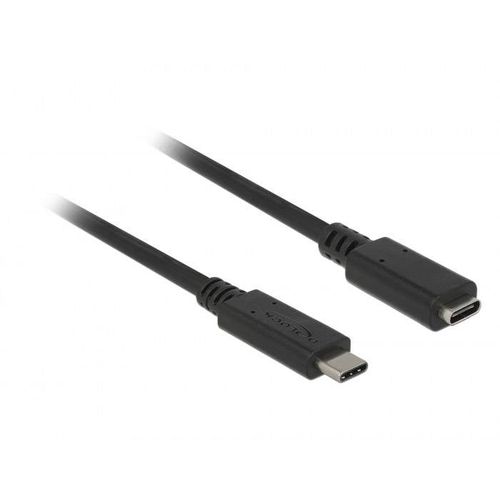 Delock USB kabel USB 3.2 gen. 1 (USB 3.0) USB-C® utikač, USB-C® utičnica 1.50 m crna  85534 slika 5