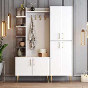 Viyana Da - White, Gold White
Gold Hall Stand