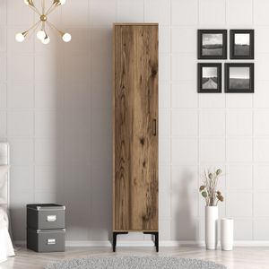 Kumsal S - Walnut Walnut Wardrobe