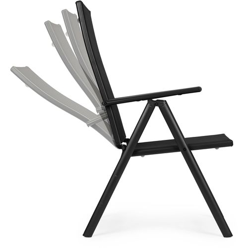 ModernHome set od 2 stolice - crni slika 5