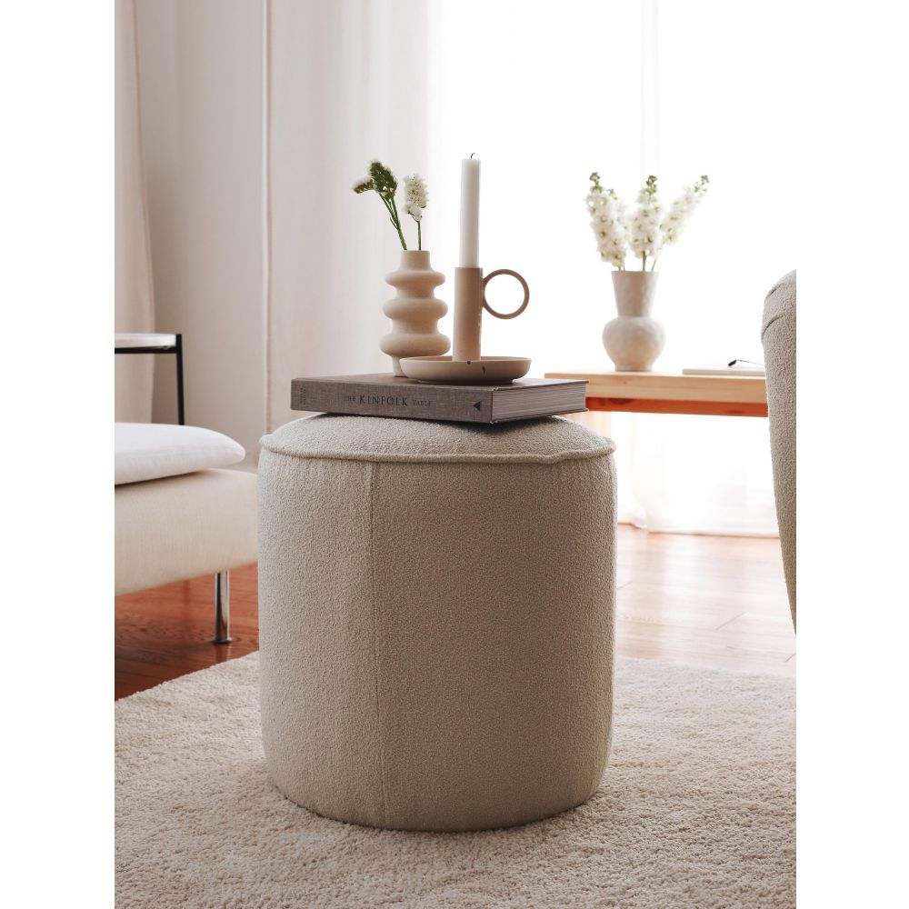 Teddy - Kremasti Pouf slika 4