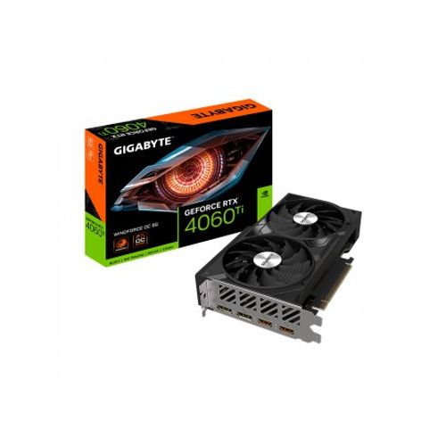 Grafička karta GIGABYTE RTX 4060 Ti GV-N406TWF2OC-16GD NVD 16GB GDDR6 128bit crna slika 1