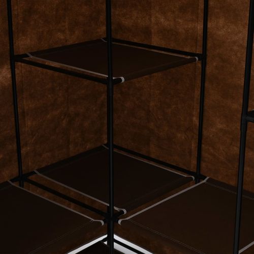 282450 Corner Wardrobe Brown 130x87x169 cm slika 37