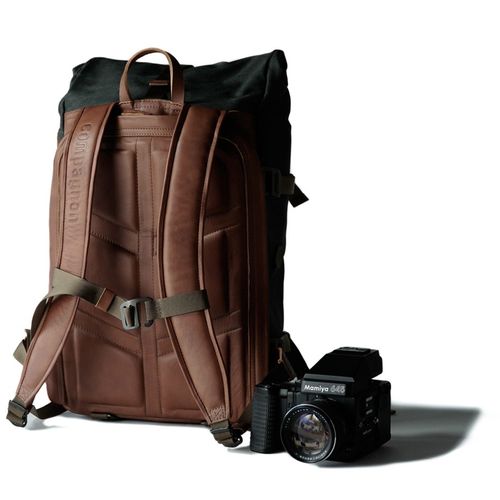 Compagnon torba „the backpack“ Dark Green &amp; Light Brown slika 18