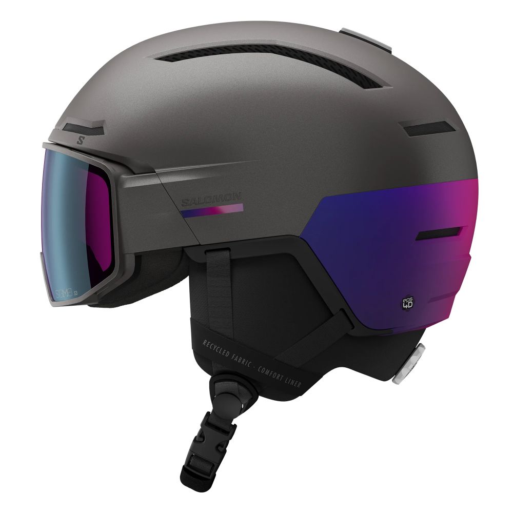 Salomon Kaciga za skijanje Driver Pro Sigma, Grey Black slika 5