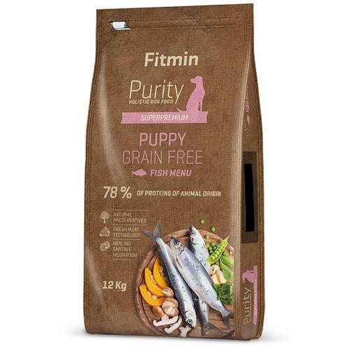 Fitmin Dog Purity Grain Free Puppy Riba, hrana za pse 2kg slika 1