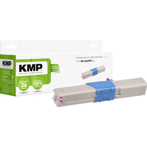 KMP toner zamijenjen OKI 44469705 kompatibilan purpurno crven 2000 Stranica O-T29 slika 2