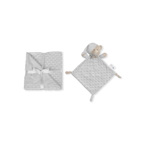 InterBaby set dekica Bubble i tješlica Bear Grey slika 3