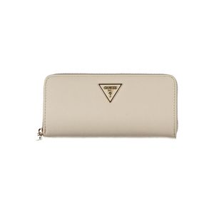 GUESS JEANS WOMEN'S WALLET BEIGE