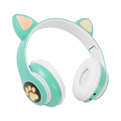 Bluetooth slusalice Cat Ear mint slika 1