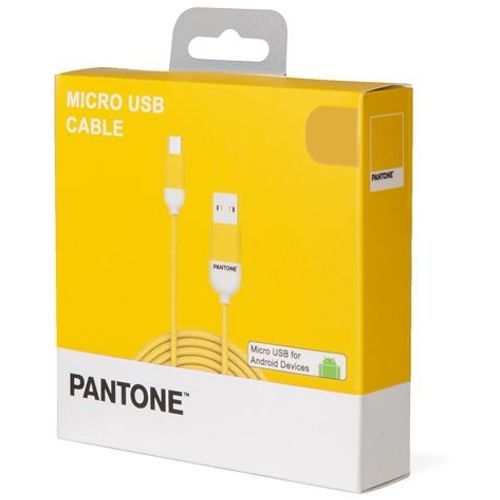 PANTONE Micro USB kabl MC001 u ŽUTOJ boji slika 3