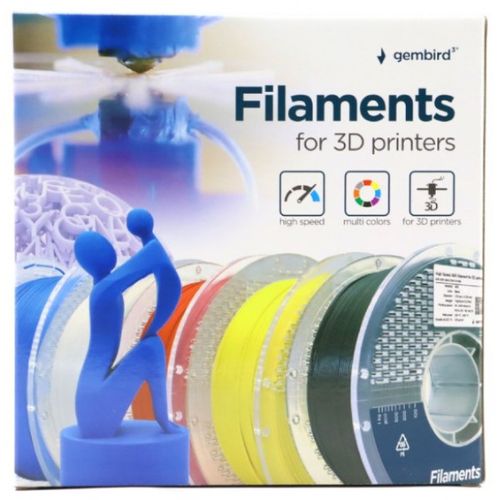 3DP-PLA1.75HY-01-W PLA filament velike brzine za 3D stampac 1.75mm, kotur 1KG WHITE slika 3