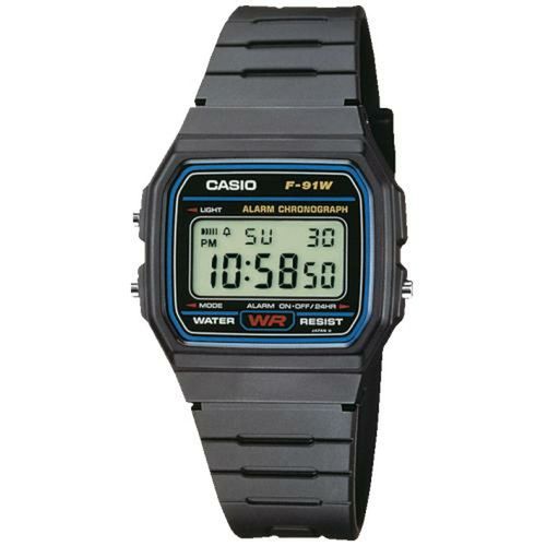 Uniseks sat Casio F-91W-1YER Crna (Ø 35 mm) slika 1