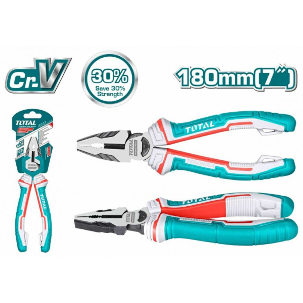 TOTAL Kombinirana kliješta 180 mm / INDUSTRIAL (THT210706) slika 1