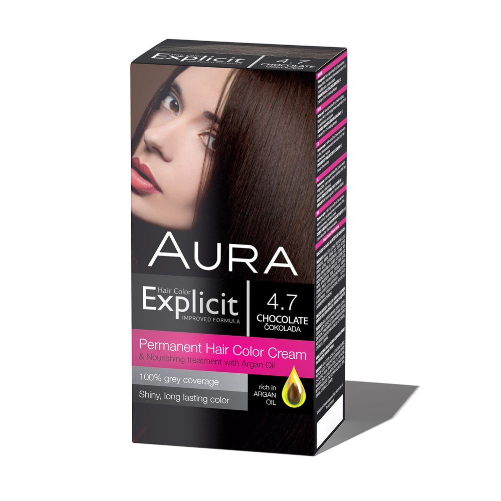 Aura Explicit Boja za kosu 4.7 New slika 1