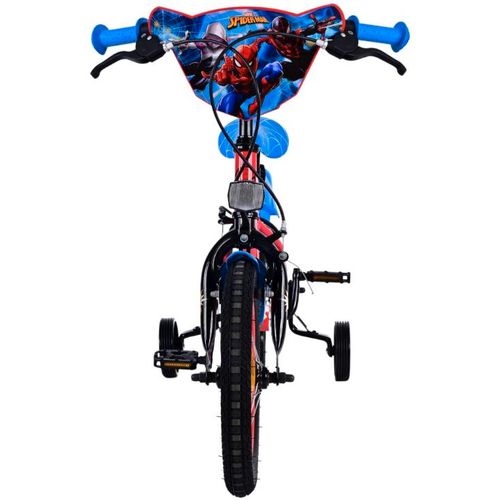 Dječji bicikl Ultimate Spider-man 14" s dvije ručne kočnice crveno/plavi slika 8