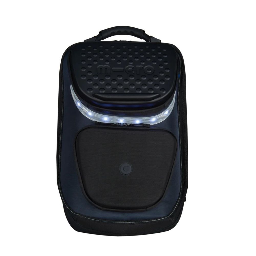 Micro Romobil sa koferom Luggage Kickpack, Crni slika 5