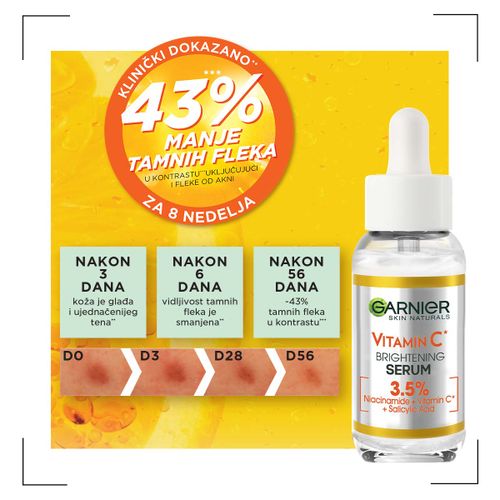 Garnier Skin Naturals Vitamin C serum za lice 30ml slika 7