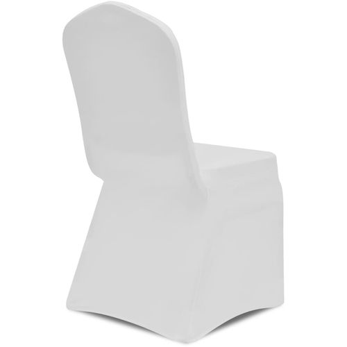 Navlake za stolice rastezljive bijele 12 kom slika 29