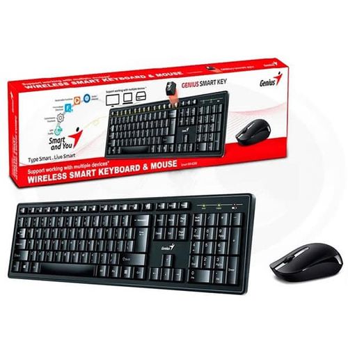 Genius Smart KM-8200 US 2u1 bežični komplet tastatura+miš crni slika 3