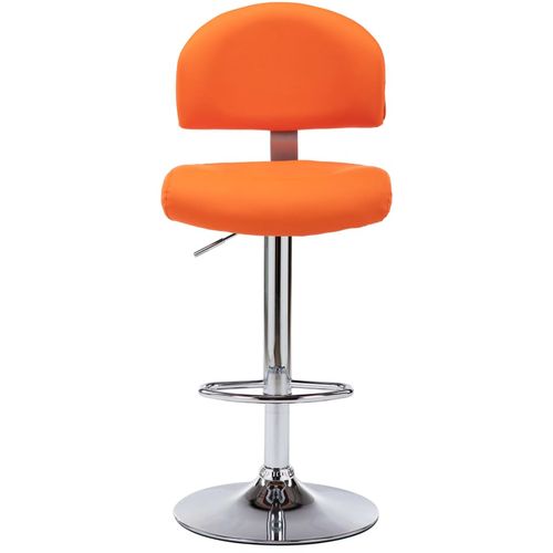 Barski stolci od umjetne kože 2 kom narančasti slika 19