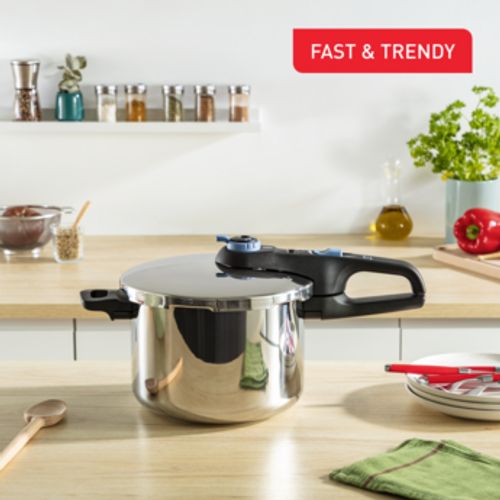 Tefal eskpres lonac P2580402 ,Secure Trendy Aqua Blue 4 L slika 3