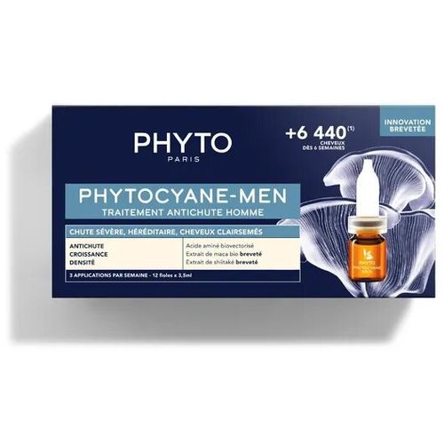 Phytocyane tretman protiv progresivnog ispadanja kose m 12x3,5ml slika 1