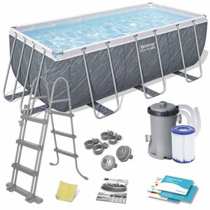 Bestway okvirni vrtni bazen 412 × 201 × 122 cm – set 11u1, model 56722