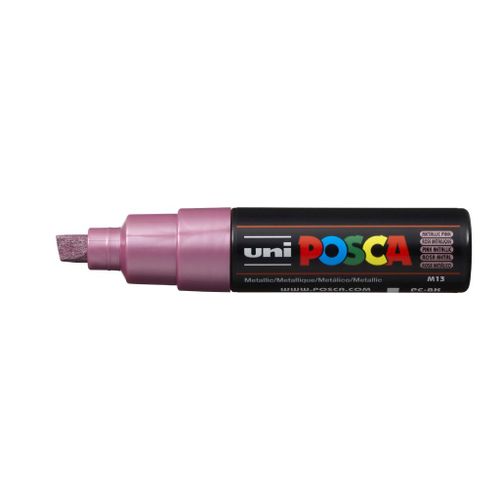 UNI POSCA marker pc-8k metallic rozi slika 1