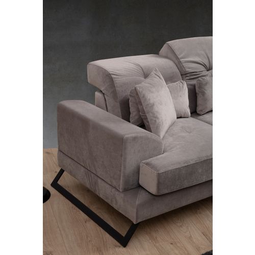 Atelier Del Sofa Frido Left (Chl+3R) - Svetlosivi ugao trosed slika 3