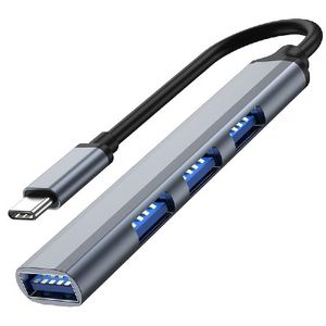 Linkom USB 3.1 TIP C na 4 x HUB 3.0 metal