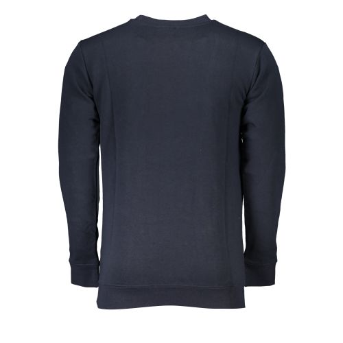 CAVALLI CLASS MEN'S BLUE ZIPLESS SWEATSHIRT slika 2