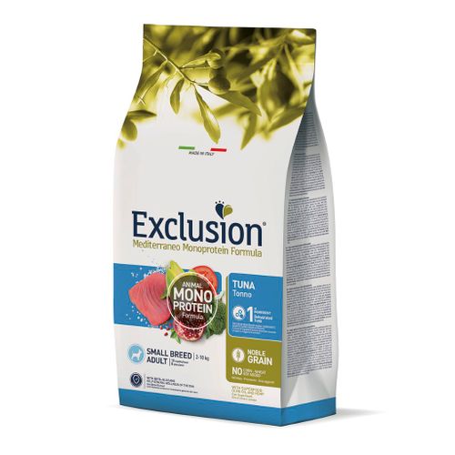 Exclusion Mediterraneo Monoprotein Formula Adult Small, potpuna hrana za pse malih pasmina, tuna, 2 kg slika 1